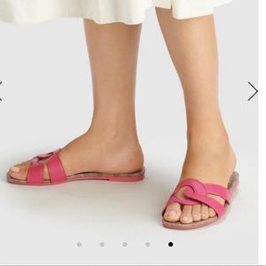 Coach Leather Essie Sandals Size 10